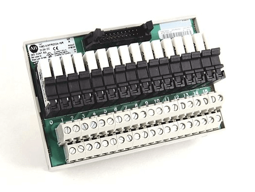 Rockwell 1492-XIMTR2024-16R AB IFM Relay 20 Pin 24 VDC 16 Relays - Top View