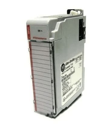 Rockwell 1769-IR6 Compact RTD/resistance input module with technical data label