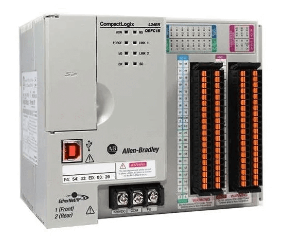 Rockwell 1769-L24ER-QBFC1B CompactLogix 5370 L2 programmable automation controller front view
