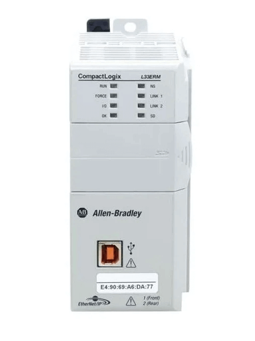 Rockwell 1769-L33ERM CompactLogix 2 MB Motion Controller by Allen-Bradley front view