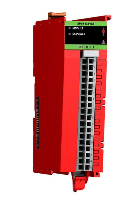 Rockwell 5069-OBV8S Compact 5000 8 Channel 24VDC Safety Configurable Output Module with industrial quality design.
