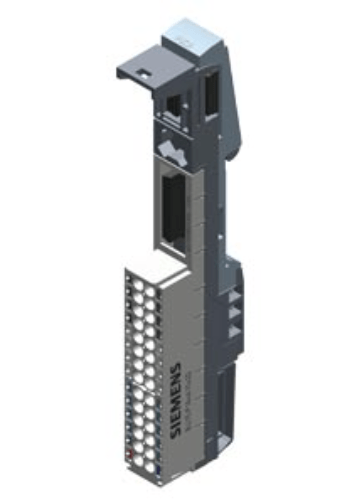 Siemens 6ES7193-6BP20-0DA0 SIMATIC ET 200SP, BaseUnit BU15-P16+A10+2D, BU type A0 with AUX terminals.