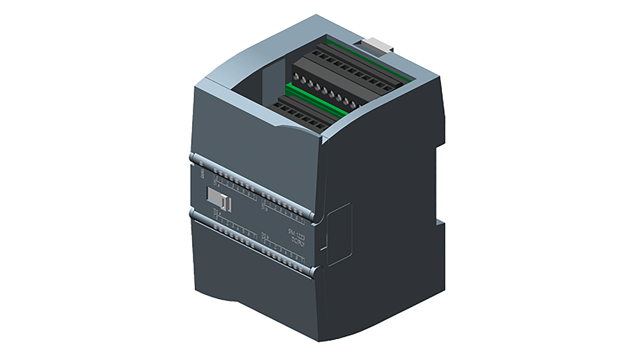 Siemens 6ES7223-1PL32-0XB0 SIMATIC S7-1200 Digital I/O SM 1223 module with 16 DI/16 DO, 24V DC, Sink/Source, relay 2A