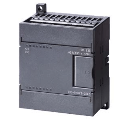 Siemens 6ES7235-0KD22-0XA0 ***Spare part*** SIMATIC S7-200, analog I/O EM 235 unit for S7-22X CPU, 4 AI, 1 AO.