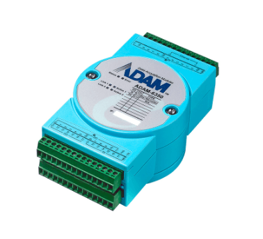 Advantech ADAM-6350 18DI/18DO IoT Modbus/OPC UA Ethernet Remote I/O product image.