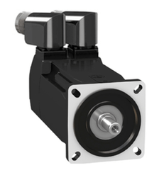 Schneider BMH0701P11A2A servo motor, Lexium 32, 1.2Nm, 8000rpm, IP54, with keyed shaft and 128bit encoder.