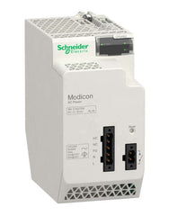 Schneider BMXCPS4002 power supply module X80 100-240V AC with Modicon branding