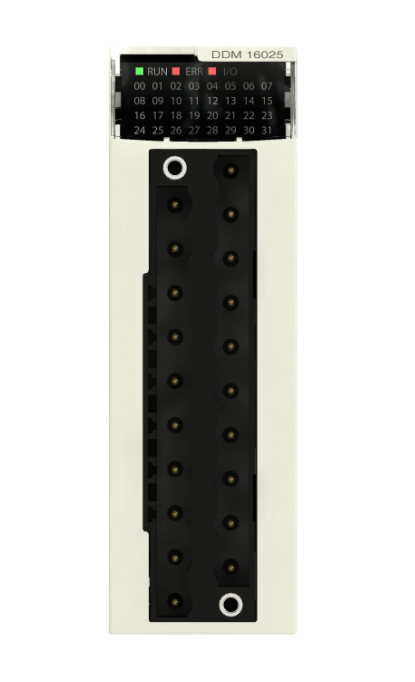 Schneider BMXDDM16025 Discrete I/O module X80 with 8 inputs and 8 relay outputs for Modicon M580 and M340 platforms