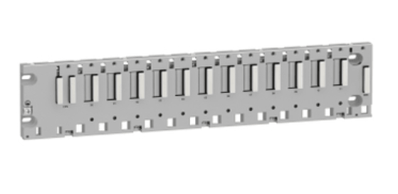 Schneider BMXXBP1200 Backplane, Modicon X80, 12 slots, panel, mounting plate mounted, Top Quality, Original Brand.