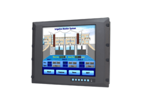 Advantech FPM-3171G-R3BE 8U Rackmount 17" SXGA Industrial Monitor with Resistive Touchscreen, Direct-VGA and DVI Ports