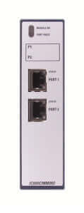 Emerson IC695CMM002 RX3i - 2 Channel Serial Communications Module Front View.