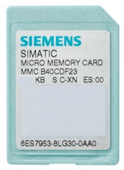 Siemens SIMATIC Micro Memory Card for S7-300/C7/ET 200 Nflash Technical Data Model 6ES7953-8LG30-0AA0