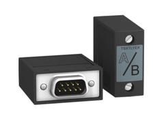 Schneider TSXTLYEX line terminator - for rack end - set of 2 for Industrial Automation, showing A/B connection interface.