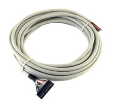 Schneider TWDFCW50K pre-formed cable for I/O extension, 5 m length, ideal for Twido applications.