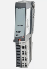 Rockwell 1734-EP24DC Expansion Power Unit with 24V DC input, designed for horizontal mounting and field power requirements.