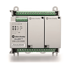 Rockwell 2080-L20E-20QWBR Allen-Bradley Micro820 Controller 8DI 4Ai Configurable 7DO Relay 1AO Ethernet RS232/485 RTB 24VDC