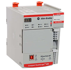 Rockwell 5069-L310ERS2 Controller, Compact GuardLogix 5380 Safety, SIL2/PLd, 1.0MB Standard & 0.5MB Safety Memory, 24 nodes, 8 I/Os.