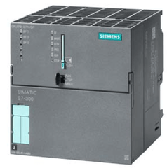 Siemens SIMATIC S7-300 CPU 319-3 PN/DP with 2 MB work memory and multiple interfaces.