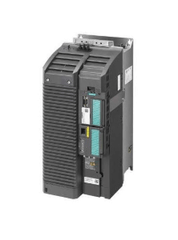 Siemens SINAMICS G120C drive with integrated filter and external I/O interface for industrial applications.