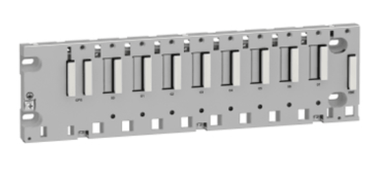 Schneider BMXXBP0800 Backplane, Modicon X80, 8 slots, panel, mounting plate or DIN rail mounting, Top Quality, Original Brand