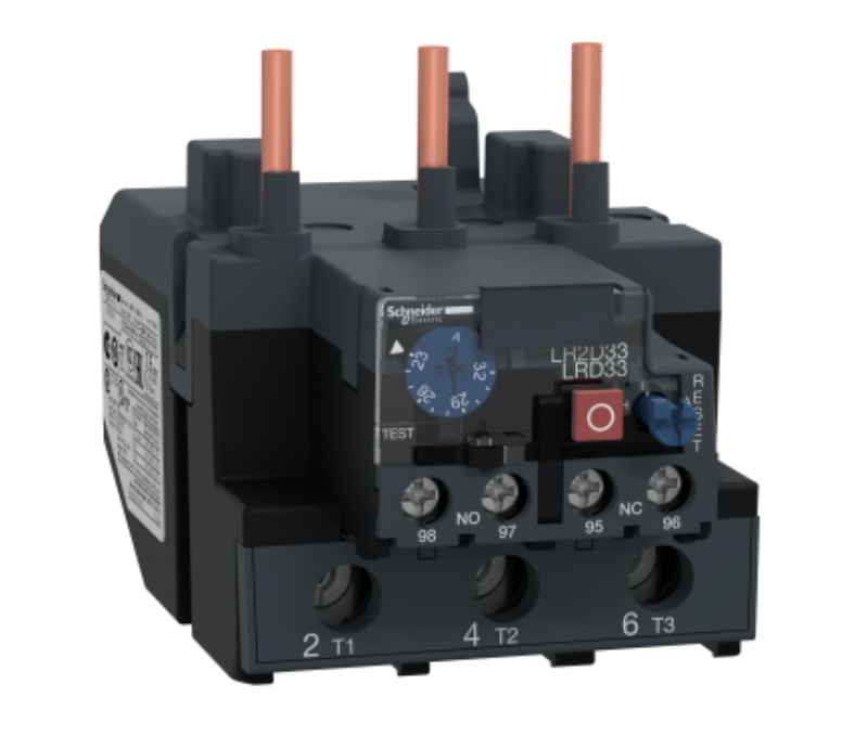 Schneider LRD3353C thermal overload relay, TeSys Deca, 23...32A, class 10A with adjustable dial, top quality and original brand.