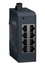 Schneider MCSESU083FNO network switch, Modicon Networking, standard unmanaged, 8 ports for copper.