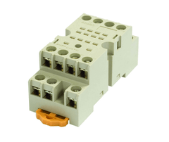 Omron PYF14A-N Socket, DIN rail/surface mounting, 14-pin, screw terminals (IEC/VDE)